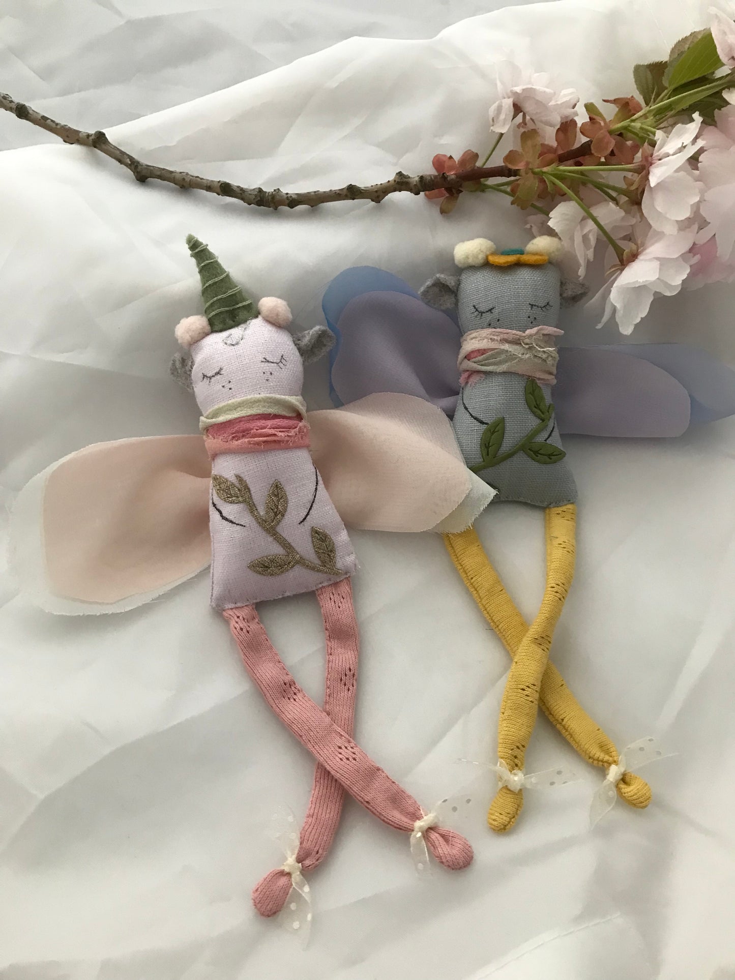 Joli Lutin (Pixie) cloth Doll, Children's Gifts, Soft Toys, Kids Bedroom Decor, accessories and Gifts