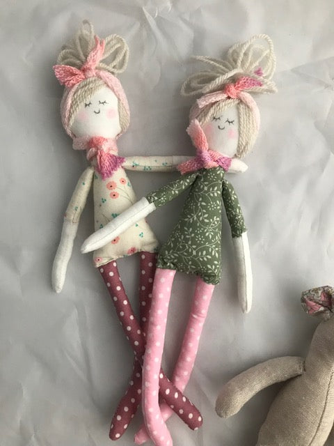 Handmade Doll, Mini Cloth Doll, Children's Gifts, Soft Toys, Kids Bedroom Decor and Accessories