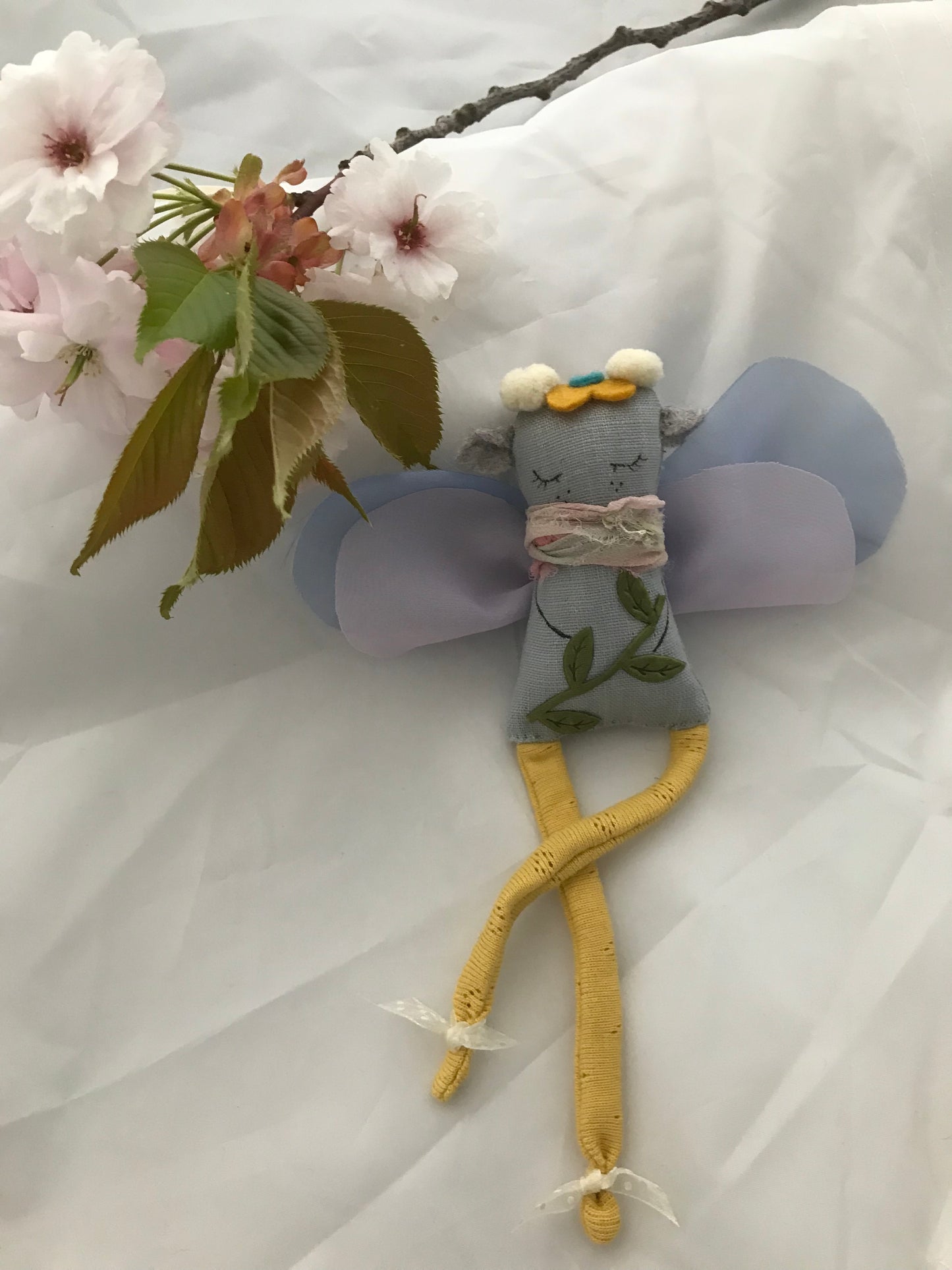 Joli Lutin (Pixie) cloth Doll, Children's Gifts, Soft Toys, Kids Bedroom Decor, accessories and Gifts